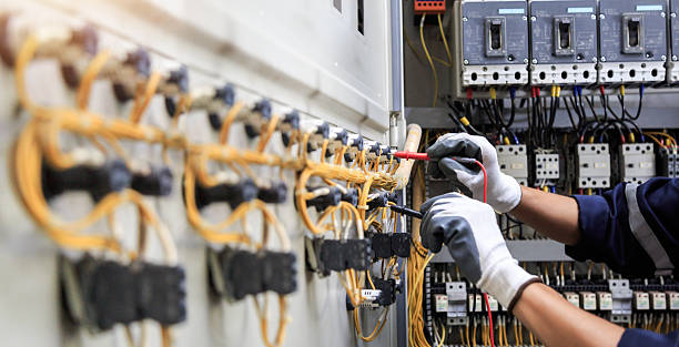 Professional Electrician technician working in Lake Dunlap, TX
